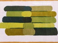 Multi Geometric Rugs 3×5 Ft Handmade 100% Woolen Hand Tufted For Home Decoration