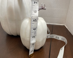 Artificial Pumpkins Assorted Sizes Rustic Harvest White Fall Decor Halloween