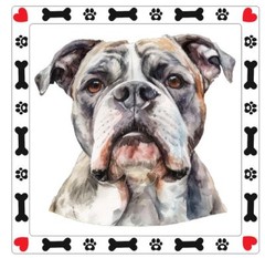 American Bulldog Dog Stickers A194