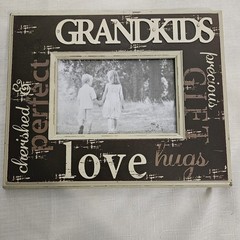Love Grandkids Wood Picture Frame 4 x 6 Inches