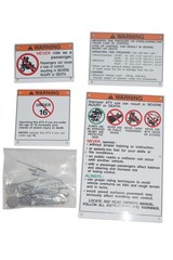 Warning Decals Compatible with ATV Models