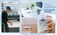 2 Sheets 0.3 mm Clear Plastic Vinyl Sheeting 54 x 36 Inch PVC Clear Vinyl Sheet