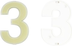 Solar House Numbers Waterproof – Self-Charging, No Batteries, No Solar Panels, N