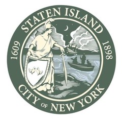Staten Island New York Seal Sticker Decal R7542
