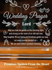 Crystal Wedding Clock – Unique Anniversary Gift for Couples, Newlyweds & Engagem