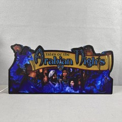 Tales of The Arabian Nights Pinball Topper 3D LED Lightbox Printed Lightbox
