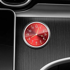 Car Dashboard Clock Mini Tiny Analog Clock Watch for Vehicle Stick On Clock USA