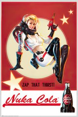 Fallout 4 – Gaming Poster / Print (Nuka Cola Girl) (Size: 24″ X 36″)