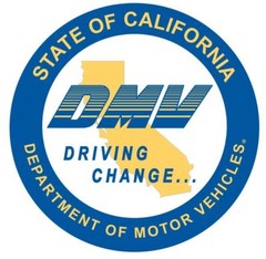 California Department of Motor Vehicles Seal Sticker Decal R7583
