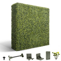 Artificial Boxwood Hedge Wall Greenery Fake Grass Outdoor Partition Wall Decor
