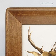 6×8 Wood Picture Frames, Rustic Photo Frame with Real Glass Front,Wall Hanging