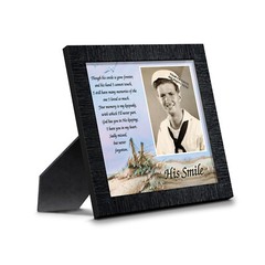 His Smile, In Memory of a loved one, Loving Memory Gift, 10×10 6753