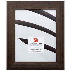 Craig Frames Country, 1.5″ Driftwood Weathered Black Wood Picture Frame