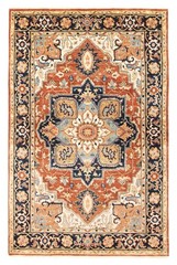 Traditional Vintage Hand-Knotted Area Rug 3’10» x 5’11» Oriental Wool Carpet