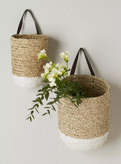 SOLD OUT Anthropologie HOME Wall Decor BRAIDED HANGING BASKET Storage/Flower NWT