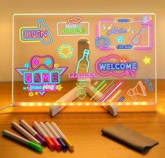 Large LED Light Drawing Board (11.8″W x 7.9″H)