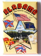 Alabama «Star of the South» FRIDGE MAGNET travel souvenir