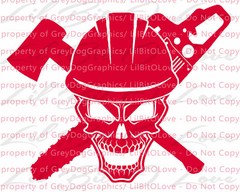 Large Logger Skull Vinyl Decal Sticker Logging Chainsaw Ax Trees Timber Lumber