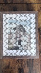 Set of 3 Faux Wood Picture Frames 12×15 Inch Wall Hanging Home Decor