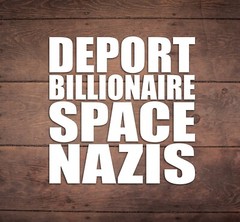 Deport Elon Musk Vinyl Sticker, Car, Window Door Bumper Decal Anti Elon Musk FDT