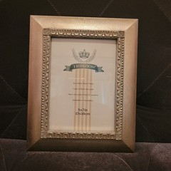 Heirloom Silver 5×7 Art Deco Photo Frame Tabletop or Wall Vertical Or Horizontal