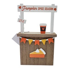 Hobby Lobby Pumpkin Spice Season Pie Booth Wood Tiered Tray Decor Fall Autumn