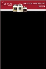 Magnetic Chalkboard Self-Adhesive Sheets – Set of 2 Extra Large Reusable Chal…