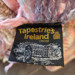 ​Vintage Tapestries Ireland Limited 100% Wool Pastel 40 x 60 Throw Blanket EUC