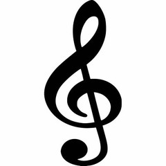 Treble Clef Vinyl Sticker Decal Music Note – Choose Size & Color