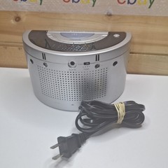 Emerson Dual Alarm AM/FM SmartSet Clock Radio Piano Black Backup Battery