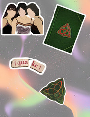 Charmed 4pc TV Sticker Pack