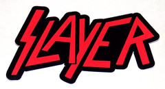SLAYER – Logo LARGE Die Cut Sticker Decal Official Heavy Metal Music Band
