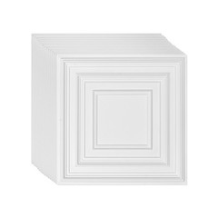 VEVOR Ceiling Tiles 12 Pack 24 x 24in PVC Glue up Panel DIY Decor White 48 sq.ft