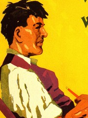Wish or Work? – 1920s Mather Business Motivational Poster – 24×30