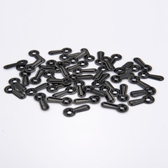 100 PC Picture Frame Turn Button Fasteners with Screws and Backing Clips, Black