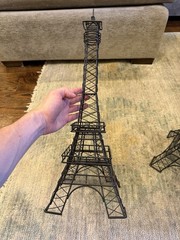 Eiffel Tower Metal Statue