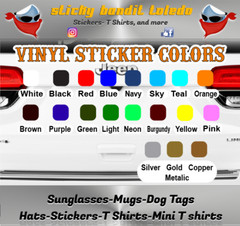 USCCA 6 inch window vinyl decal sticker