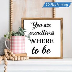 Peace Inspirational Wooden Sign Farmhouse Neutral Tone Housewarming Decor