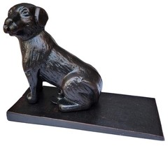 Cast Iron Dog Door Stopper 6 Lbs 6″ Height x 8″ Length x 3″ Width – Decorative