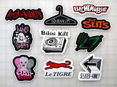 Riot Grrrl Punk Vinyl Sticker Lot (10 Pack) girl hardcore feminist womens rights