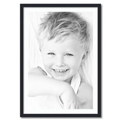 ArtToFrames Matted 28×40 Black Picture Frame with 2″ Mat, 24×36 Opening 3926