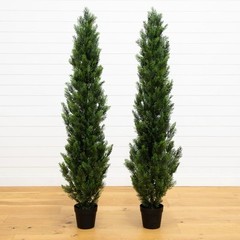 6′ Cedar Pine Artificial Topiary Tree Home Decor UV (Indoor/Outdoor) Retail $245