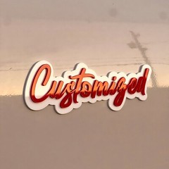 Customized Car Acrylic Emblem Badge MULTI COLOR Customized Text Names