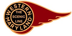 Western Maryland The Scenic Line Railroad Railway Train Sticker Decal R7377