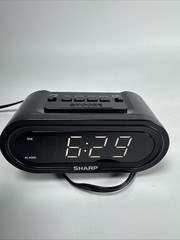 Sharp SPC476 AccuSet Alarm Clock with Display Dimmer – 5.5×2.5in