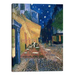 Large Canvas Print Cafe Terrace Van Gogh Painting Repro Wall Art Pictures