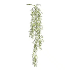 42 In. Deluxe White Artificial Baby’S Breath Gypsophila Flower Stem Hanging Spra