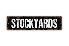 Stockyards Sign | Western Ranch Wall Art | Rustic Farm Barn Decor