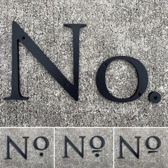 6 inch Roman House Numbers or Letters; color choices