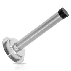 1pc 5 Inch Door Stops Self Adhesive Long Door Stopper Stainless Steel Sound Damp